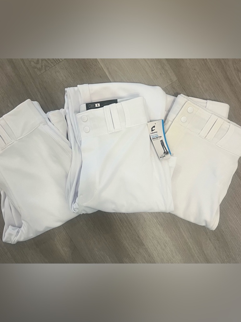 Champro Triple Crown open bottom Baseball/Softball Pants - Adult S LOT OF 3